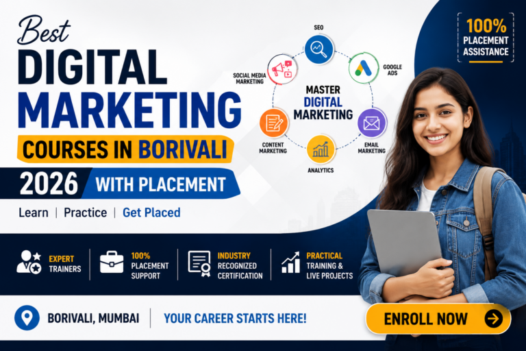 Best Digital Marketing Courses in Borivali 2026 with Placement